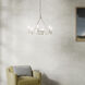 Carrick 6 Light Polished Nickel Chandelier Ceiling Light, 1 Tier Small