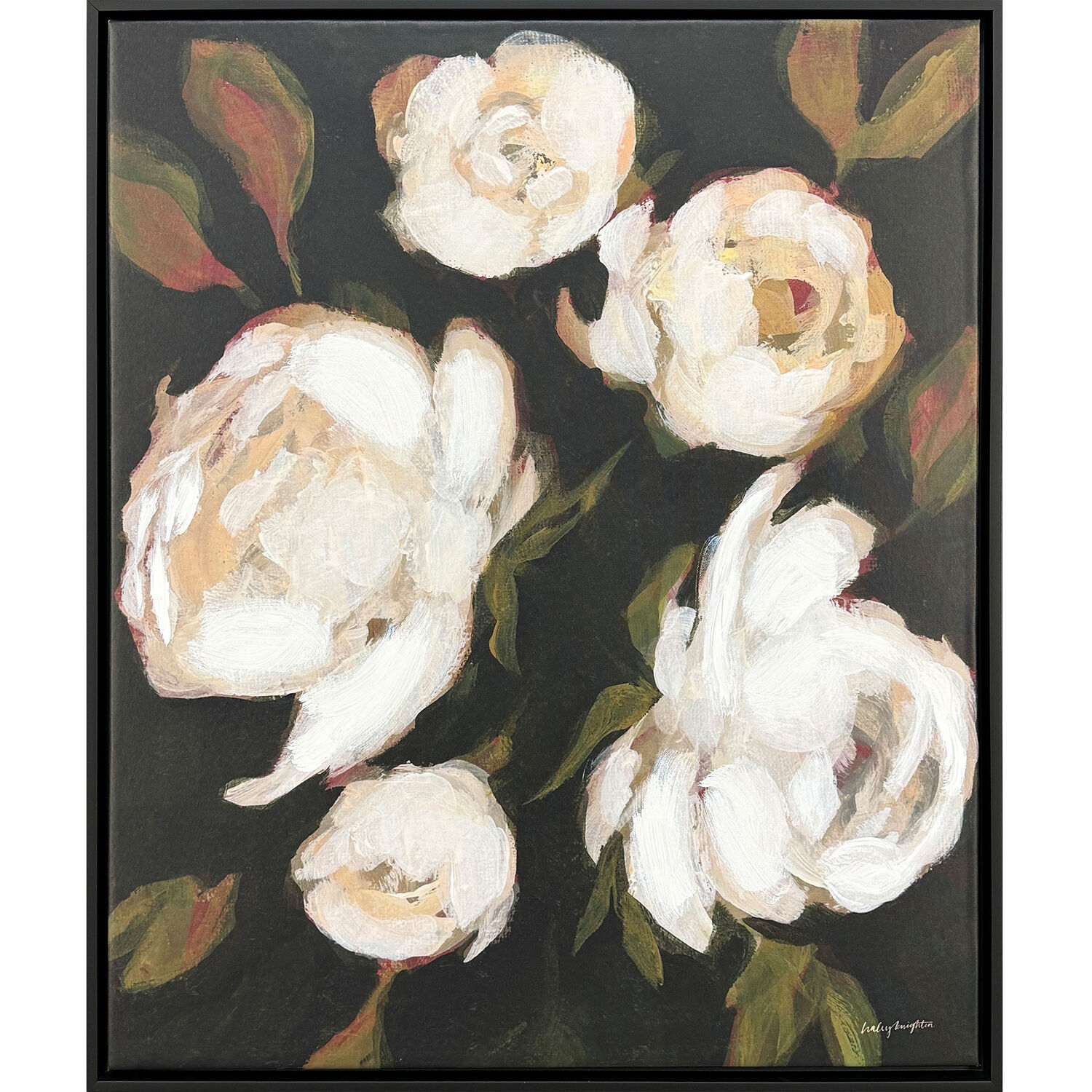 Roses For Mama White and Black Canvas, Propac