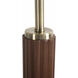 Tambo 63 inch 23 watt Dark Walnut and Weathered Brass Floor Lamp Portable Light
