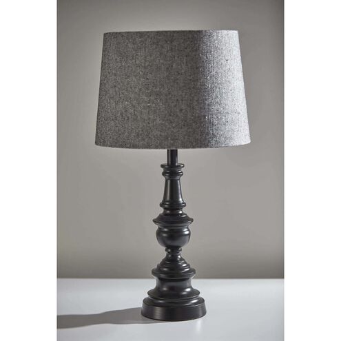 Chandler 29 inch 150.00 watt Dark Bronze Table Lamps Portable Light, plus Floor Lamp, Set of 3, Simplee Adesso