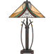 Orleans 24.75 inch 75.00 watt Valiant Bronze Table Lamp Portable Light, Naturals