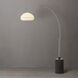 Tambo Morelli 92 inch 14 watt Satin Nickel and Steel Arc Floor Lamp Portable Light