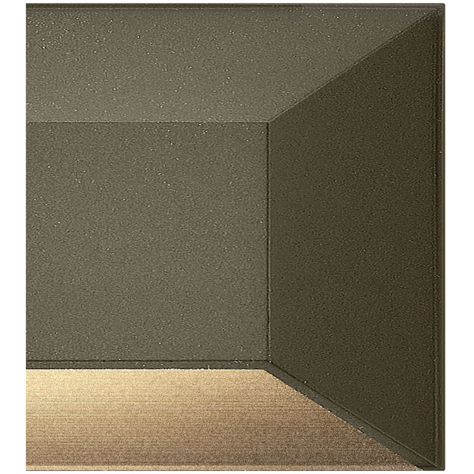 Nuvi 12v 2.60 watt Bronze Landscape Deck Sconce, Rectangular