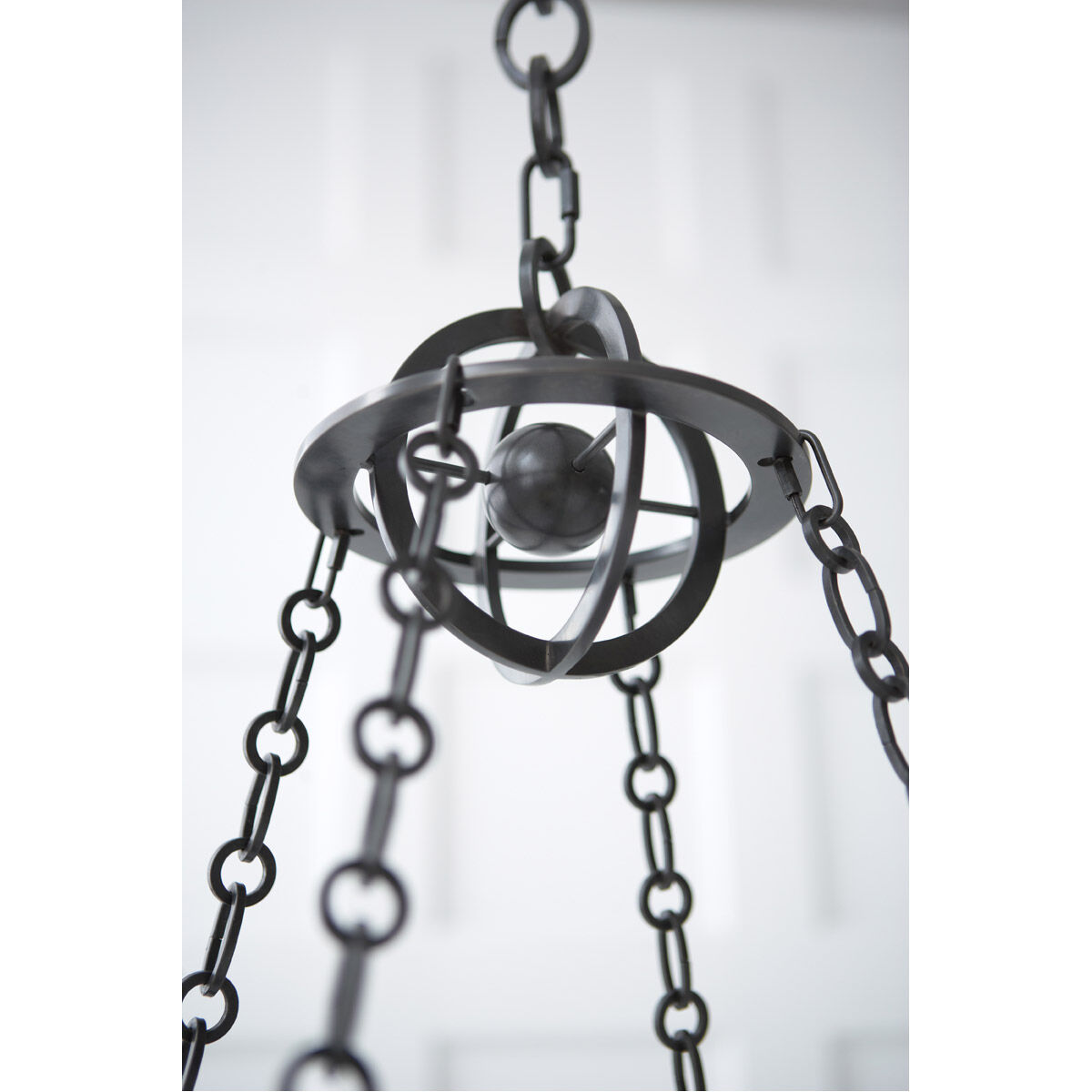 Chapman & Myers Modern Globe 2 Light 24.25 inch Bronze Globe Lantern Pendant Ceiling Light