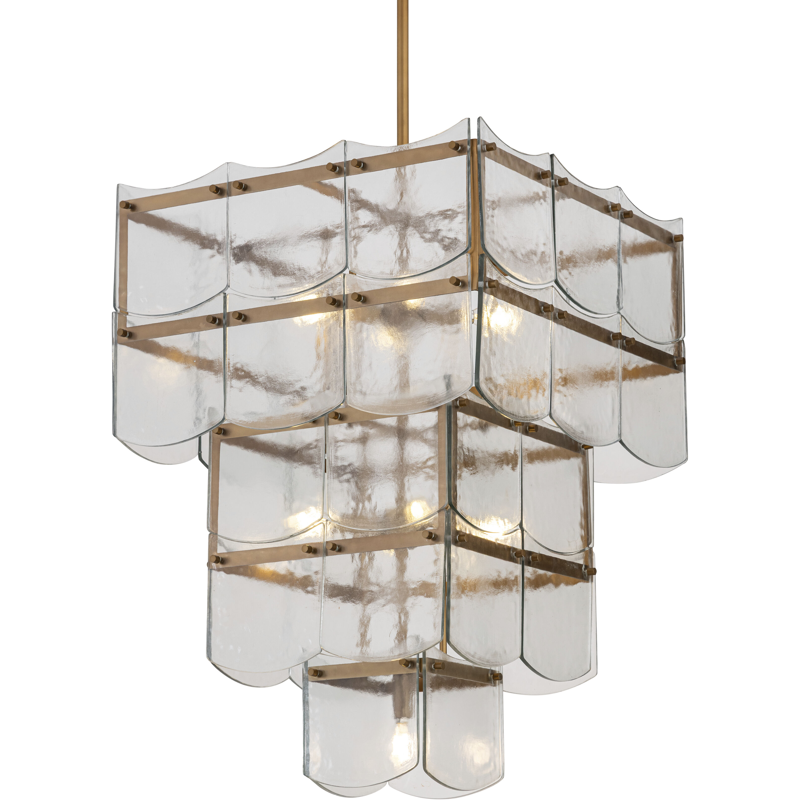 Kiori 9 Light 22.75 inch Legacy Brass Pendant Ceiling Light