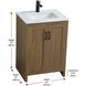 Finnley 24 X 34 inch Walnut Brown Bathroom Vanity Cabinet