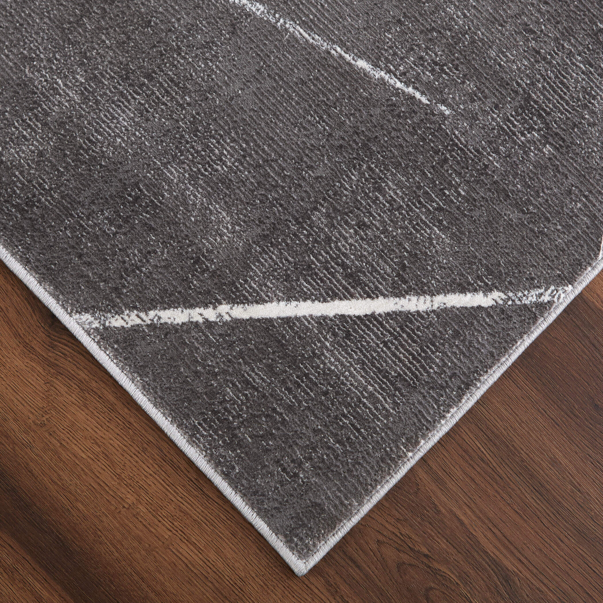 Livenza 36 X 24 inch Dark Grey Rug in 2 x 3