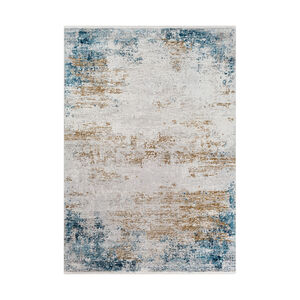McCandless 90 X 60 inch Sky Blue Rug, Rectangle