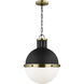 TOB by Thomas O'Brien Hanks 1 Light 13.25 inch Midnight Black Pendant Ceiling Light
