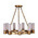 Contessa 9 Light 27 inch Natural Aged Brass Single-Tier Chandelier Ceiling Light