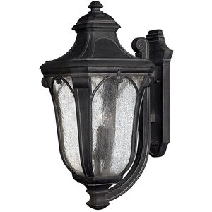 Trafalgar LED 27 inch Museum Black Outdoor Wall Mount Lantern, Extra Large