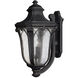 Trafalgar Outdoor Wall Mount Lantern in Museum Black, Extra Large