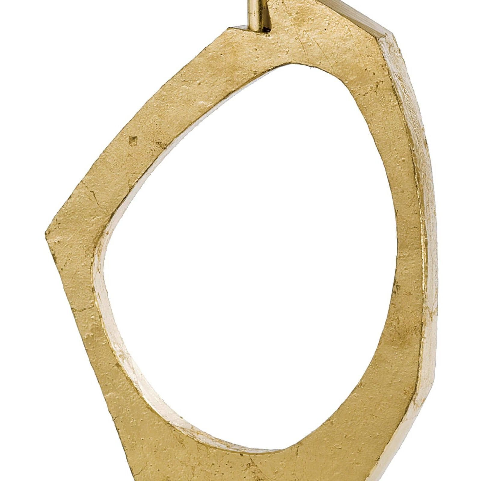 Manhattan 30 inch 150.00 watt Gold Leaf Table Lamp Portable Light