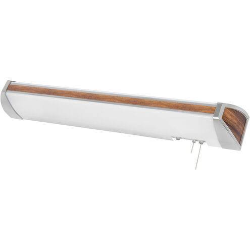 Ideal 3 Light 6 inch Mahogany Wall Light