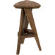 Twist 26.5 inch Teak Counter Stool