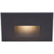 WAC 120V Step Light LED 1.5 inch Black ADA Step and Wall Light in 3000K Warm White LED, WAC Lighting