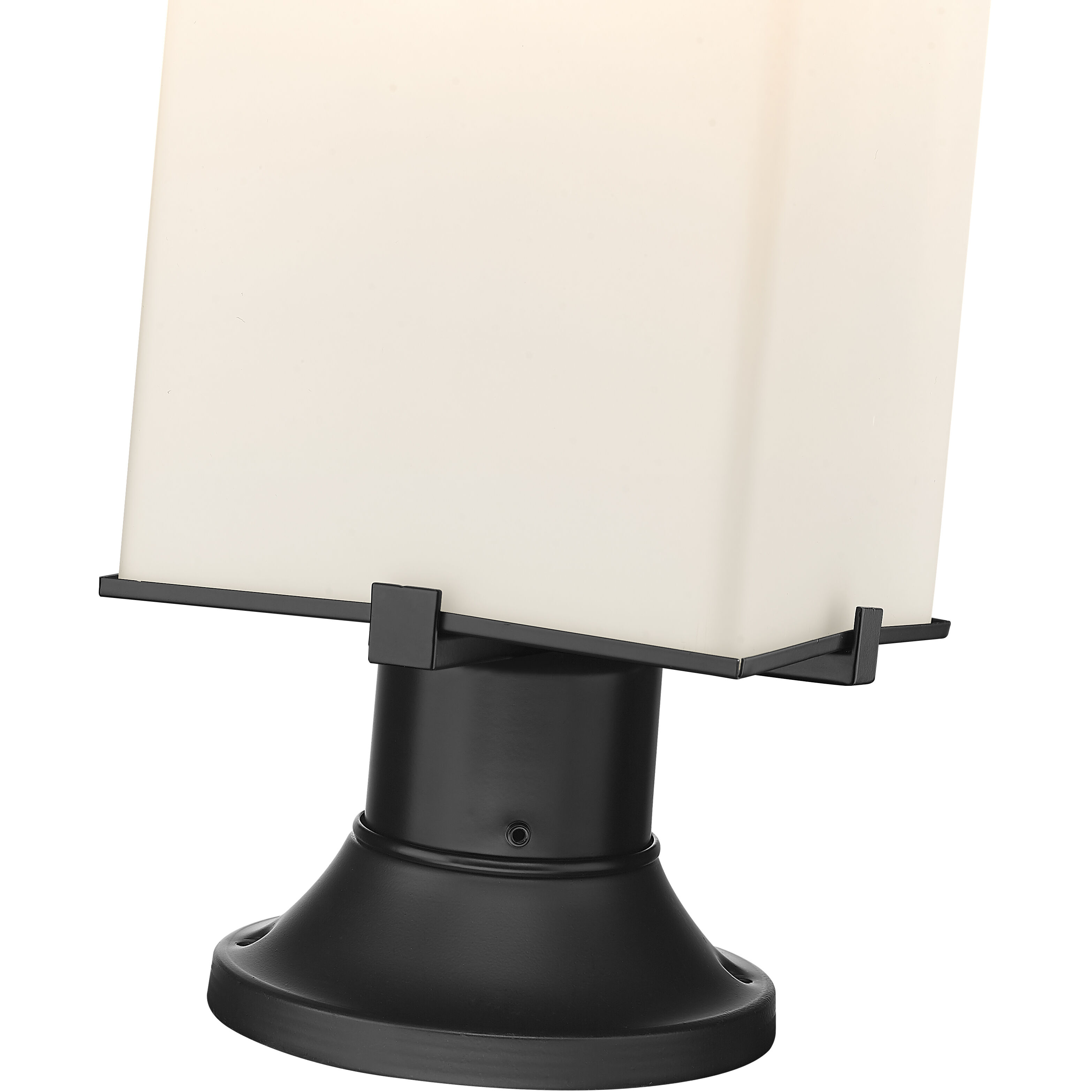 Sana 3 Light 28.5 inch Black Outdoor Pier Mounted Fixture