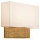 Cestino 2 Light 12 inch Gold Leaf ADA Wall Sconce Wall Light