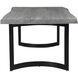 Bent 78 X 40 inch Grey Dining Table, Extra Small
