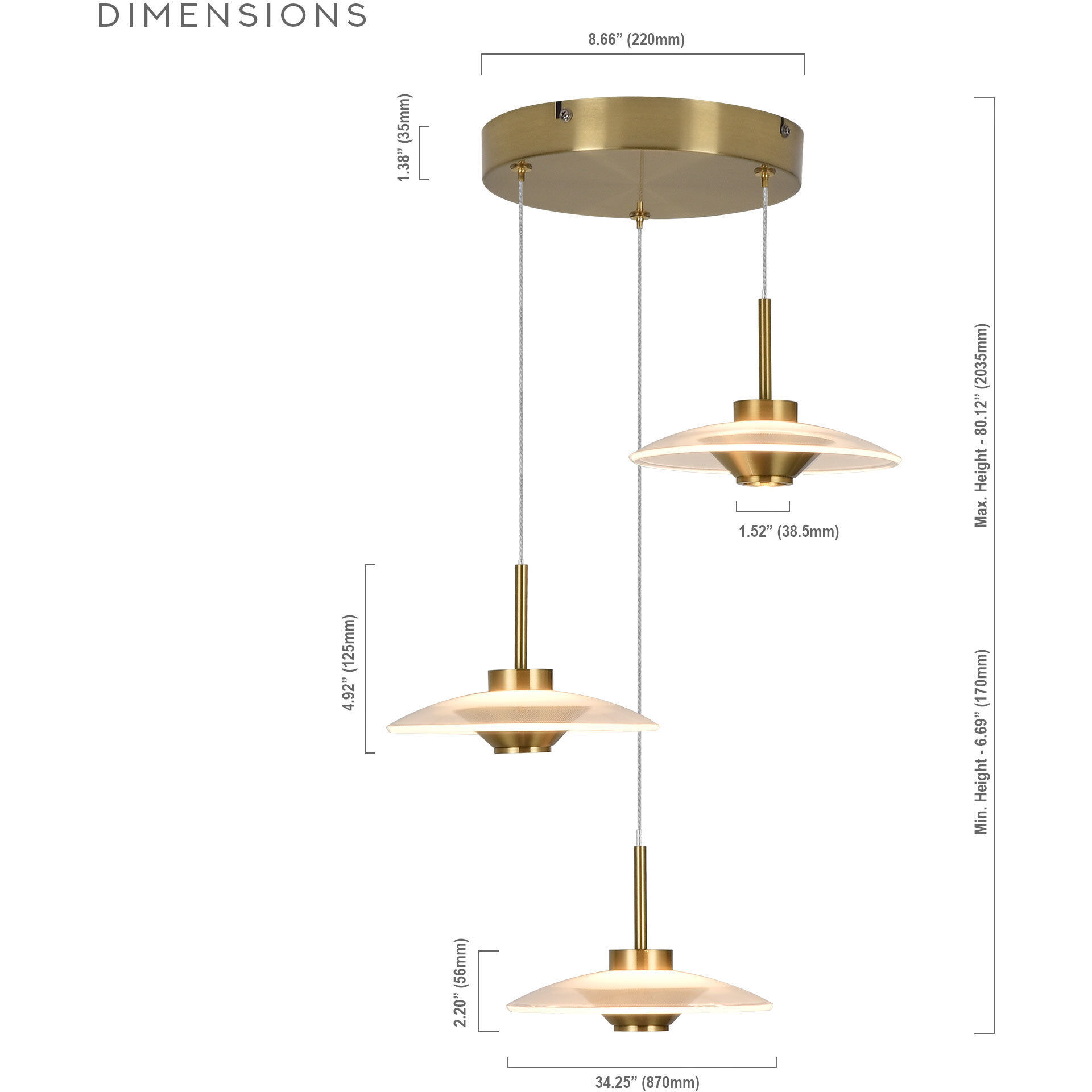 Ferrara Series 15.75 inch Antique Brass Pendant Ceiling Light, Artisan Collection