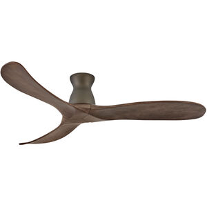 Swell Flush 60 inch Metallic Matte Bronze with Walnut Blades Fan