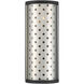 Grado 2 Light 7 inch Chrome Sconce Wall Light