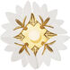 Bloom Wall Sconce Wall Light in Oxidized Gold Leaf