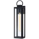 Crosby 1 Light 21.25 inch Matte Black Outdoor Wall Light