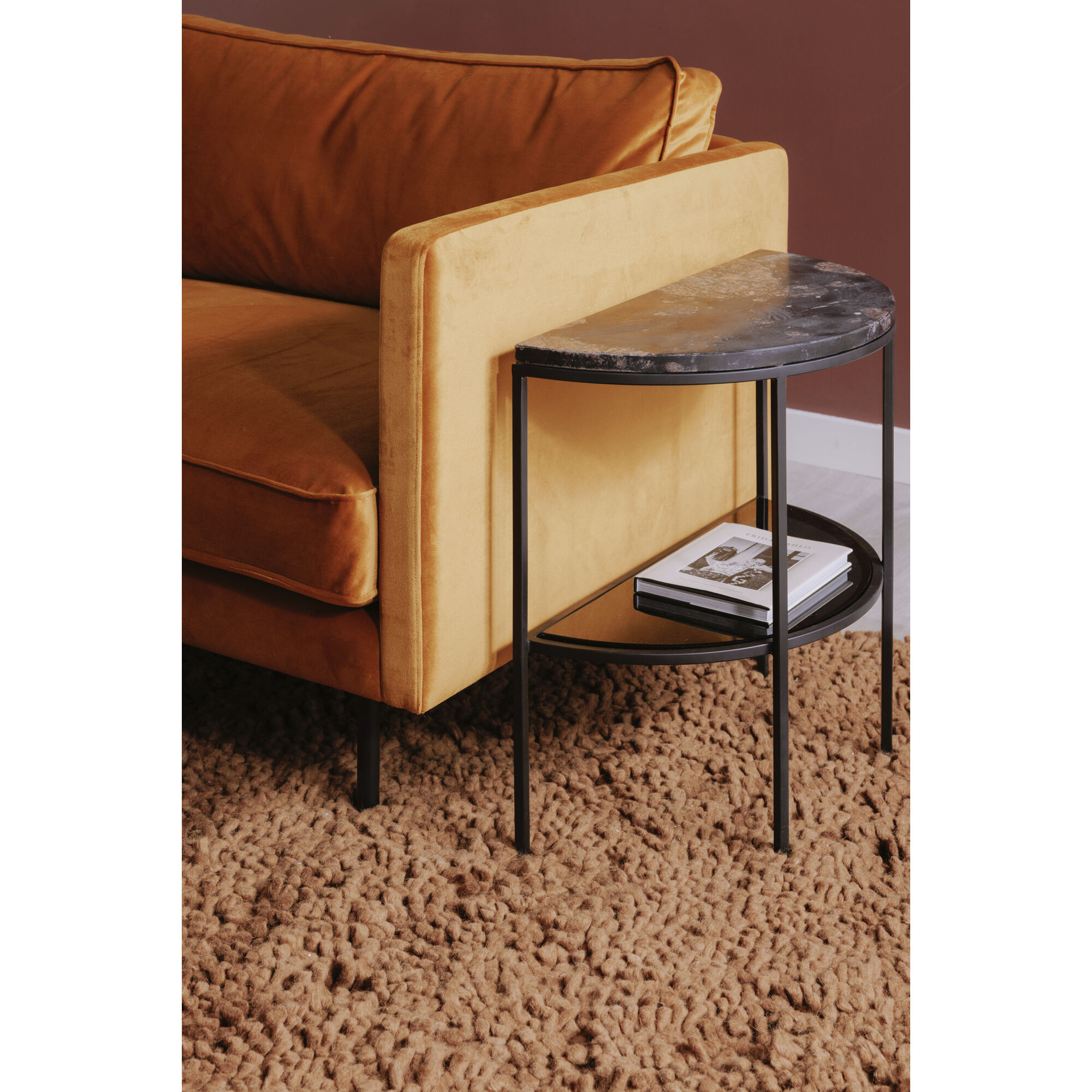 Aurora 23.5 X 22 inch Multitone Accent Table