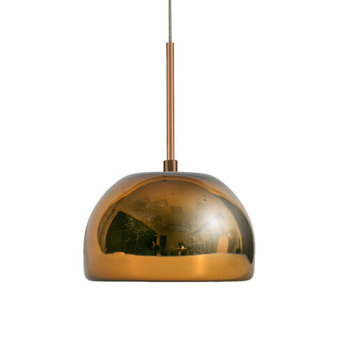 Envisage VI 1 Light 10 inch Bronze Mini Pendant Ceiling Light in Chocolate