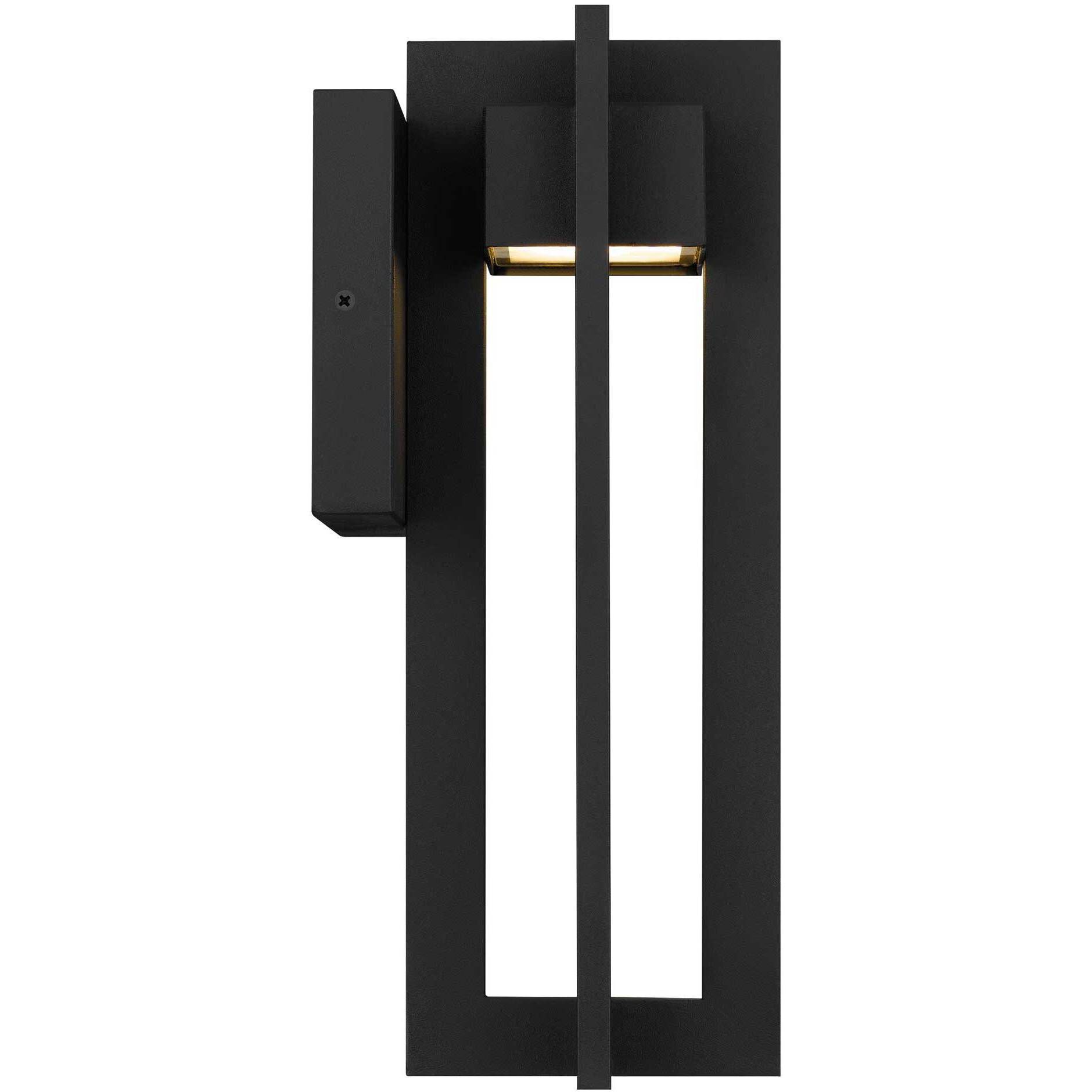4 Bar LED 13 inch Sand Black Outdoor Wall Sconce