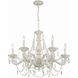 Paris Market 6 Light 28 inch Antique White Chandelier Ceiling Light in Clear Hand Cut