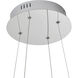 Canada LED 28 inch Chrome Chandelier Ceiling Light