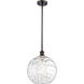Ballston Athens Water Glass 1 Light 12 inch Oil Rubbed Bronze Mini Pendant Ceiling Light