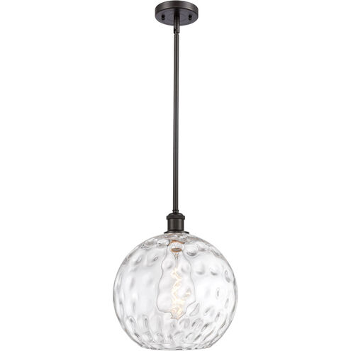 Ballston Athens Water Glass 1 Light 12 inch Oil Rubbed Bronze Mini Pendant Ceiling Light