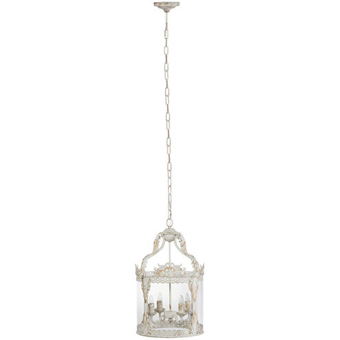Imre 4 Light 13.8 inch Cream and White Pendant Ceiling Light
