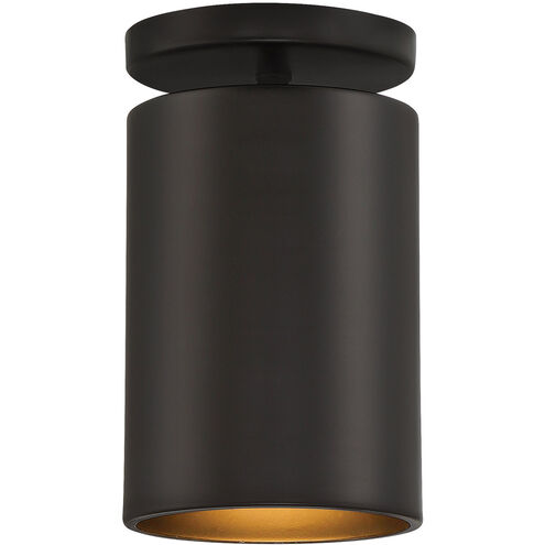 Pint LED 5 inch Matte Black Outdoor Flush Mount