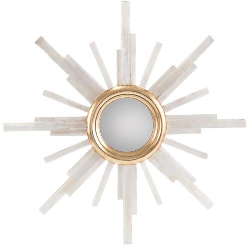Star Mirror Selenite Accent Wall Decor