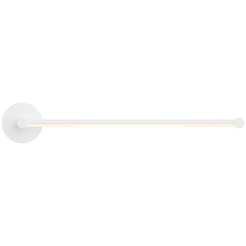 Purolinear 360 LED 25 inch Satin White ADA Wall Bar Light Wall Light