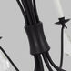 C&M by Chapman & Myers Shannon 8 Light 32.63 inch Aged Iron Chandelier Ceiling Light