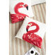 Anita 24 X 6.5 inch Red and White Pillow, Set of 2