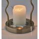 Chiara 13.5 inch 50 watt Antique Brass Candlewarmer Lamp Portable Light, Simplee Adesso