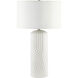 Valerie 28 inch 100.00 watt Matte Off-White Table Lamp Portable Light