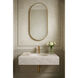 Capsule 40 X 22 inch Gold Wall Mirror