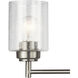 Winslow 4 Light 30 inch Brushed Nickel Wall Mt Bath 4 Arm Wall Light 