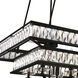 Shalia 20 Light 47 inch Black Island/Pool Table Light Ceiling Light