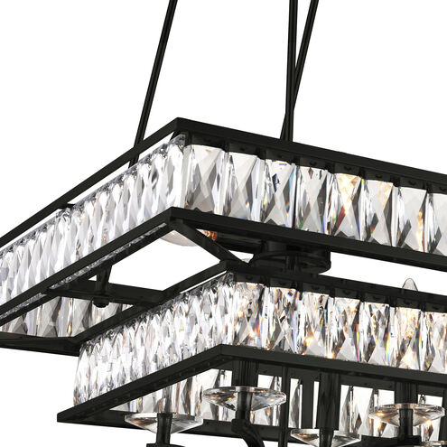 Shalia 20 Light 47 inch Black Island/Pool Table Light Ceiling Light