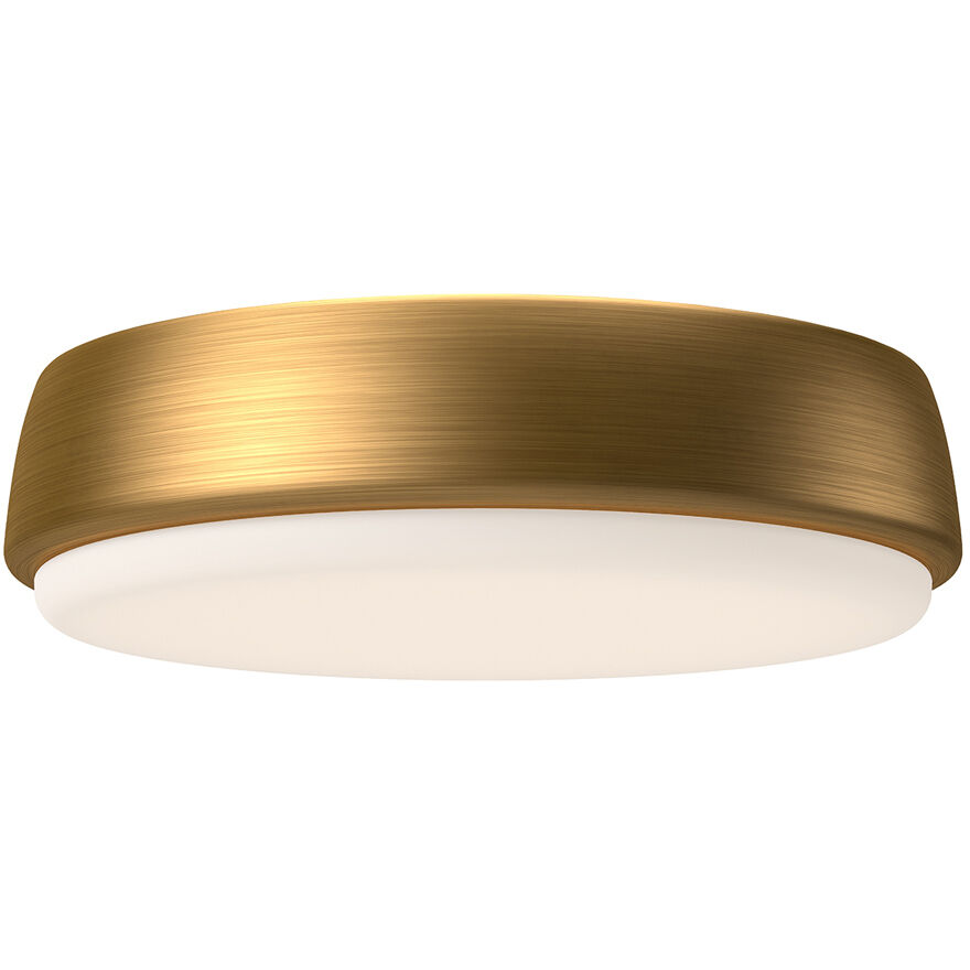 Alora Mood Laval LED 9.13 inch Aged Gold Flush Mount Ceiling Light