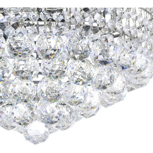 Luminous 5 Light 16 inch Chrome Flush Mount Ceiling Light