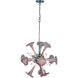 Evelyn 6 Light 22 inch Polished Chrome Chandelier Ceiling Light